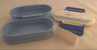 Large Dolphin Oval Bento Lunch Box with Inner Divider  