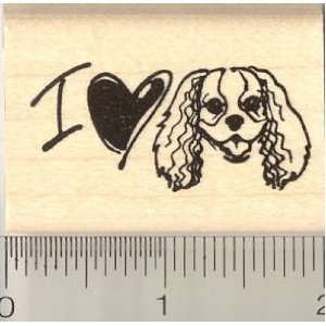  I Heart Cavalier King Charles Rubber Stamp Arts, Crafts 