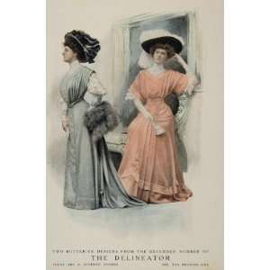   Vintage Ad Butterick Dress Pattern Designs Women   Original Print Ad