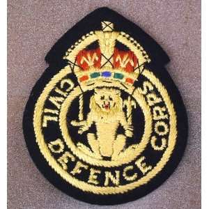  British Embroidered Blitz Badge WWII 