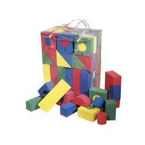  Shaped Foam blocks, 68 Piece, Assorted   Sold as 1 BX   Foam block 
