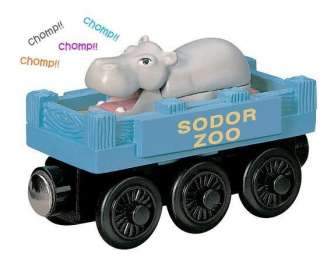 ZOO HIPPO CAR   Thomas The Wooden Tank Train Circus Set D NEW   USA 