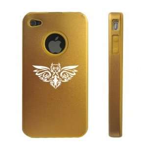   Aluminum & Silicone Case Cover Tribal Owl Cell Phones & Accessories