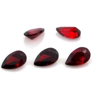   cut 3*5mm 25pcs Red Garnet Cubic Zirconia Loose CZ Stone Lot Jewelry