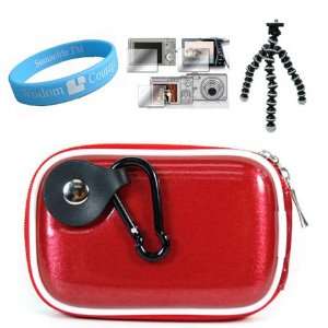 Red Candy Camera Case for Sony Bloggie MHS TS20 Full HD Touch Camera 