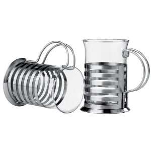   Sirius Set Of 2 Stainless Steel Coffee Cups