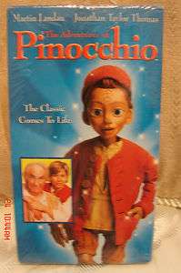 The Adventures of Pinocchio VHS NEW~FACTORY SEALED LE 794043443831 