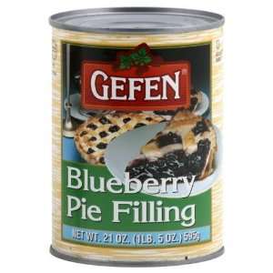  Gefen, Pie Filling Blubrry, 21 OZ (Pack of 12) Health 