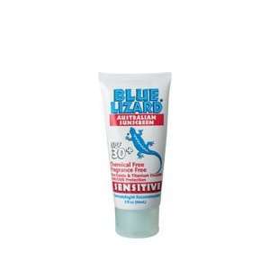 Blue Lizard SPF 30+ Sensitive Sunscreen 3 oz Beauty
