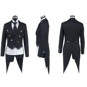Black Butler 2 Kuroshitsuji Sebastian Cosplay Costume