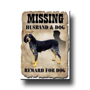 Bluetick Coonhound Husband Missing Reward Fridge Magnet No 2