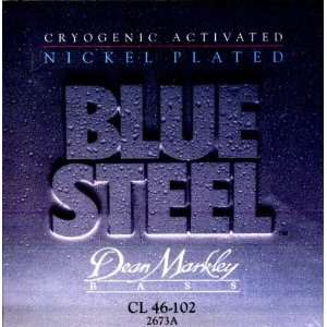Dean Markley Bass Blue Steel NPS Roundwound Custom Light, .046   .102 