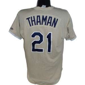  Joe Thaman 21 Notre Dame Gold Vegas Game Used Baseball 
