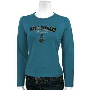 Jacksonville Jaguars #9 David Garrard Ladies Teal Pure Excitement Long 