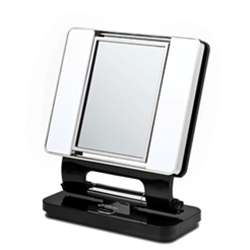 Ott Lite Natural Makeup Mirror + Magnifier B41BG3 New  