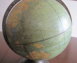 Antique Crams Ideal Terrestrial World Globe  