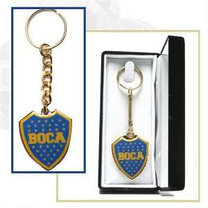 Boca Juniors Metal Keychain in a Box