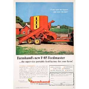 1965 Ad Farmhand Hopkins Minnesota Feedmaster Pasture Agriculture 