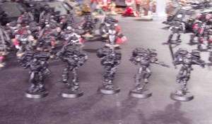 Warhammer 40K Space Marines Black Templars Fast attack Assault Squad 