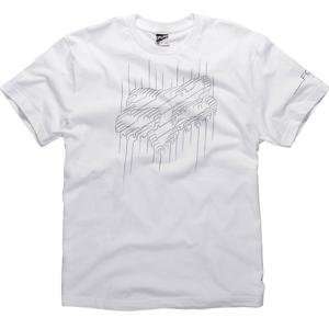  Fox Racing Inside The Lines T Shirt   Small/White 