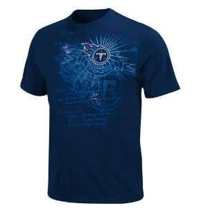  Tennessee Titans NFL Team Shine II Navy T Shirt Sports 