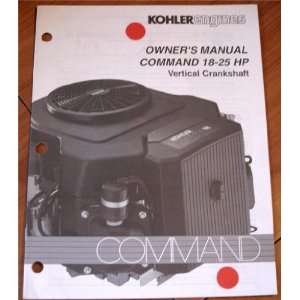   Engines Owners Manual Command 18 25 HP Vertical Crankshaft Command