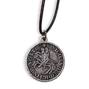   Necklace in White Steel, form Knight, line I Templari, weight 20 grams