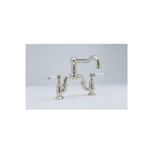 Rohl Deck Mounted Country Kitchen Bridge Faucet, Cross Handles A1420XM 
