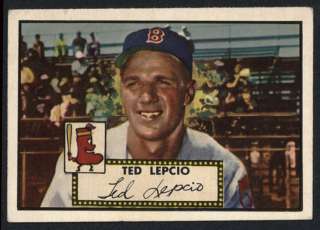 1952 TOPPS ~ #335 ~ TED LEPCIO ~ ROOKIE ~ H#  