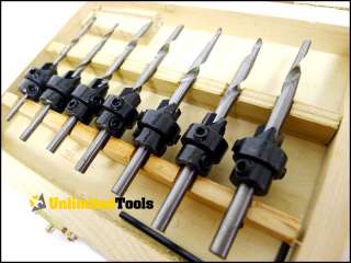 22 Pc Countersink Drill Bit Woodworking Tools Precise Bits Home 
