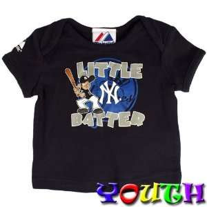 New York Yankees New Born Little Slugger T Shirt (Navy)  