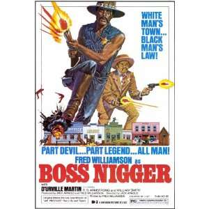 Boss Nigger Movie Poster (27 x 40 Inches   69cm x 102cm) (1975)  