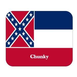  US State Flag   Chunky, Mississippi (MS) Mouse Pad 