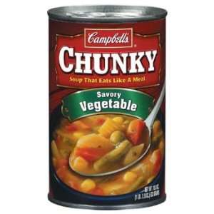 Campbells Chunky Savory Vegetable Soup 18.8 oz  Grocery 