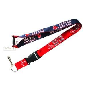 Boston Red Sox Reversible Clip Lanyard Keychain Id Ticket 