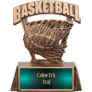  Prosport 6 Custom Basketball Resin Trophies TEAL COLOR TEK 