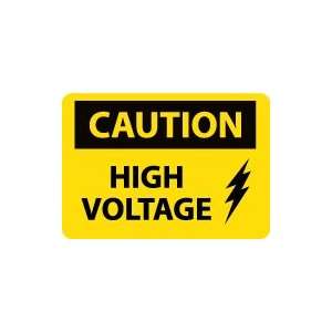  OSHA CAUTION High Voltage Safety Sign