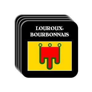  Auvergne   LOUROUX BOURBONNAIS Set of 4 Mini Mousepad 