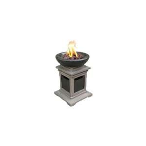   Ravenswood Tabletop Gas Firebowl with Lava Rock Patio, Lawn & Garden