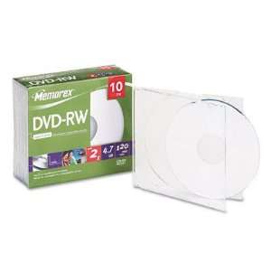 Memorex DVD RW Rewritable Disc MEM05512 Electronics