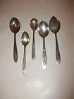 SERVING SPOONS SILVERPLATE COMMUNITY PLATE TARNISHED  