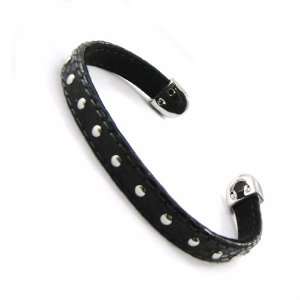  Leather strap Tony black python. Jewelry