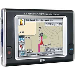  Boyo VTN3501 3.5 Inch Bluetooth Portable GPS Navigator 