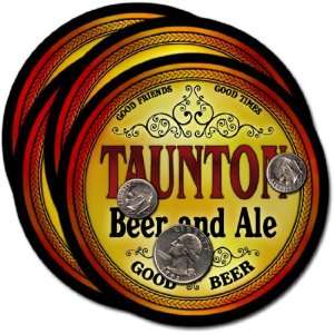  Taunton, MA Beer & Ale Coasters   4pk 