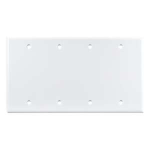  Cooper Wiring Devices CSH WPV Four Gang Wallplate with 