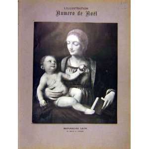  Luini Virgin Jesus Child Fine Art French Print 1904