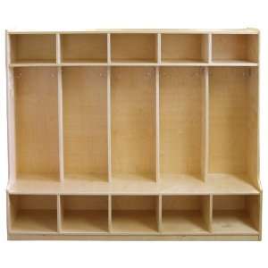  Early Childhood Resources 5 Section Coat Locker 