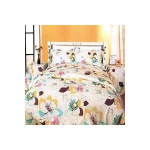 in Spring] 100% Cotton 7PC Bed In A Bag (King Size)   [Peony in Spring 