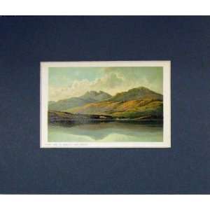   Chromo Litho Print View Tarbet Cobbler Loch Lomond