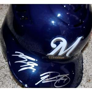 Milwaukee Brewers Prince Fielder & Ryan Braun Autographed 